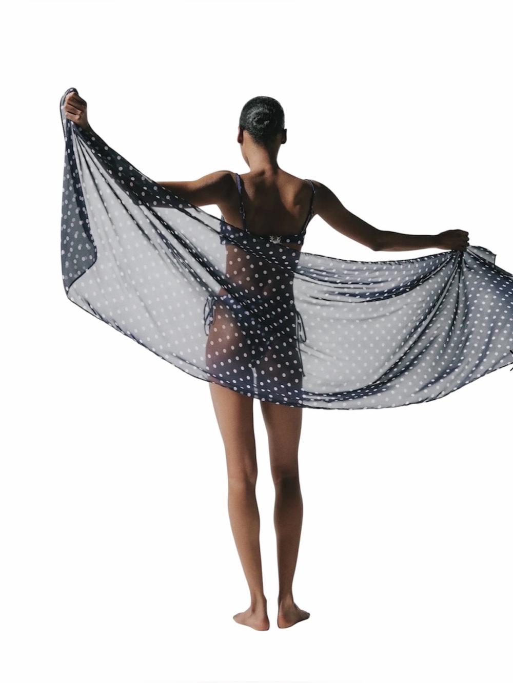 Baobab | Malaki Navy Polka Dot Pareo